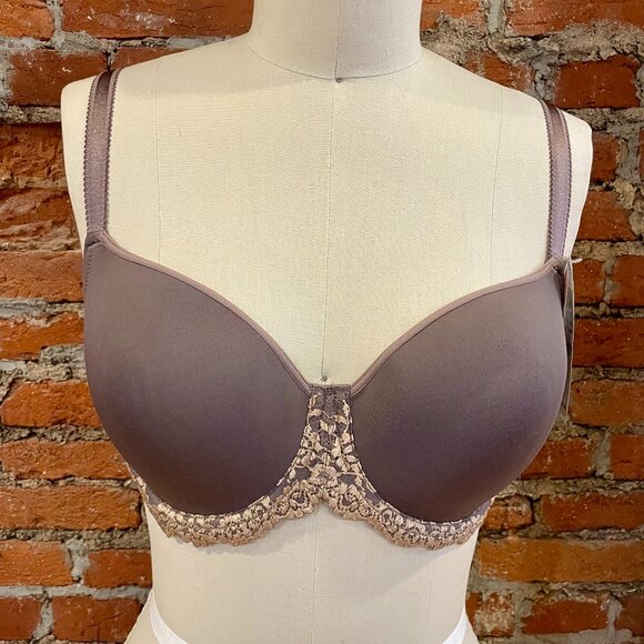 Wacoal Other - WACOAL Embrace Lace T Shirt Underwire Bra Mauve 38C